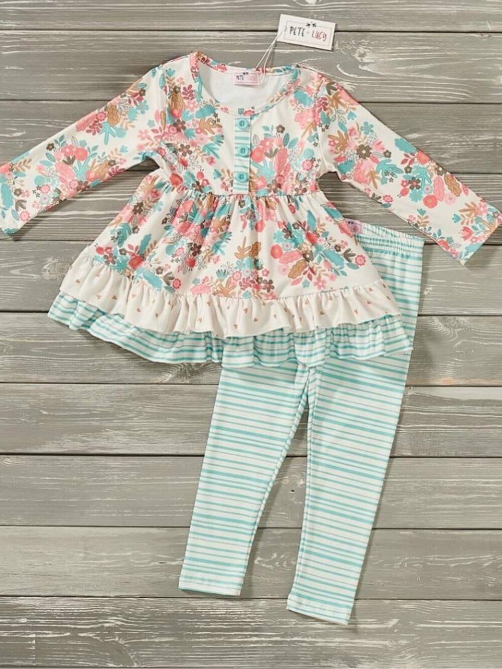 Bunch of Flowers & Boys: Two-Piece Outfit